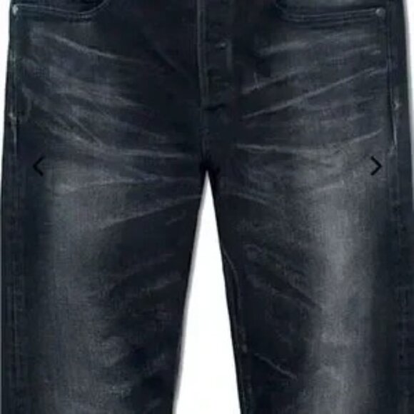 Men's John Elliott Cast 2 Season 10 Antique Daze Black Denim Jeans, NWOT, Raw He - Picture 7 of 14